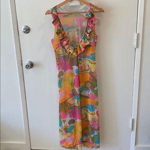 Neiman Marcus Vintage Pscyhedelic Dress